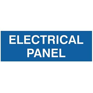 Imagem de Painel elétrico para porta/parede - Plástico gravado a laser - Placa perfeita para casa, negócios ou escola