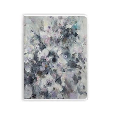 Imagem de Caderno de arte de pintura a óleo de inverno com estampa de flores de natureza morta Diário capa macia