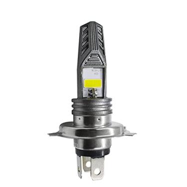 Imagem de Ruiandsion H4 9003 Lâmpada LED para farol de motocicleta 6000K branca HS1 HB2 P43t Super brilhante 9-85V COB Chips LED farol de motocicleta com farol alto e baixo