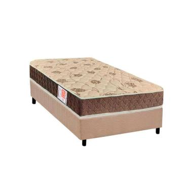 Imagem de Conjunto Box Solteiro: Colchão Espuma Orthoflex D33 Comfortpedic + Base CRC Suede Clean(88x188)