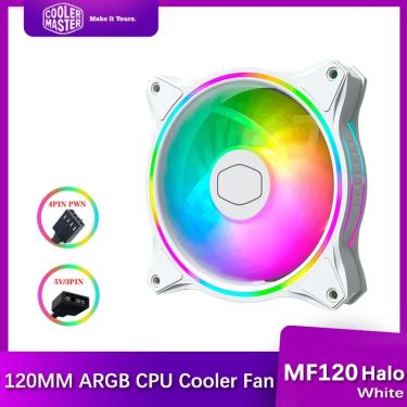 Imagem de Cooler Master-Ventilador de Caixa White Edition  Dual Loop  Iluminação RGB Endereçável  Refrigeração