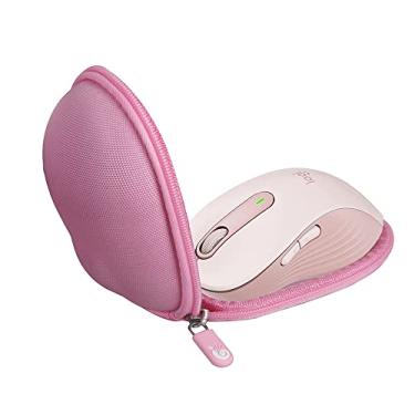 Imagem de Hermitshell Capa rígida de viagem para mouse sem fio Logitech Signature M650 (rosa, capa para M650)