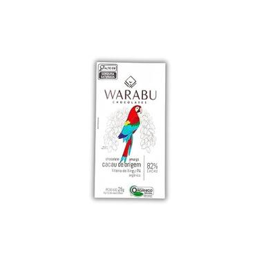 Imagem de CHOCOLATE ORGÂNICO CREMOSO VEGANO AMAZÔNICO AMARGO 82% CACAU (25g)