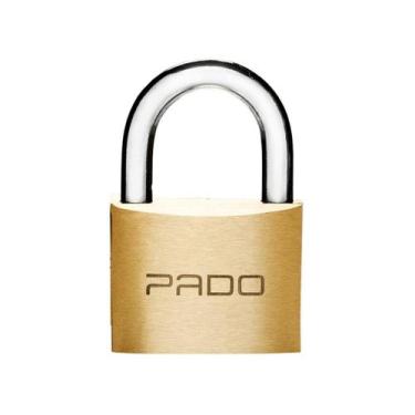 Imagem de Cadeado de Latão Pado Com 2 chaves Diversos Tamanhos, 25mm