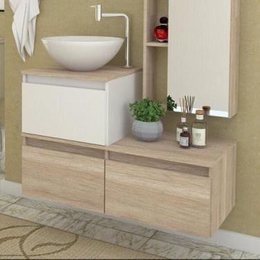 Imagem de Gabinete 3 Gavetas 90cm Florença - Darabas Agardi