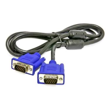 Imagem de Cabo Vga Para Monitor Macho Lcd Pc Câmeras 1,4 Metros Com Nf - Injetad
