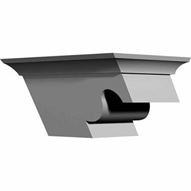 Imagem de Ekena Millwork BKT07X04X06NE-R 7 1/2 polegadas x 6 1/4 polegadas x 4 polegadas, suporte para Nexus direito