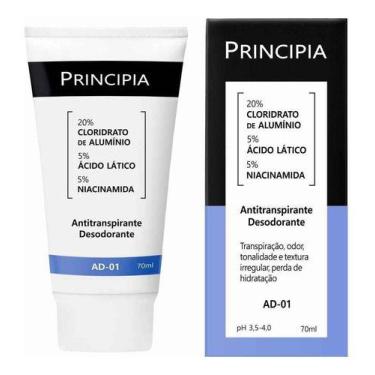 Imagem de Antitranspirante Desodorante Principia 5% Lático (ad-01)70ml