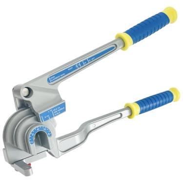 Imagem de SUGOOE Dobrador de tubo 3 em 1, dobrador de tubo de 180° para diâmetro externo de 1/10.2 cm, 3/20.3 cm, 1/5.1 cm (6/10/12 mm) adequado para dobrar tubos de cobre, latão e alumínio, ideal para HVAC