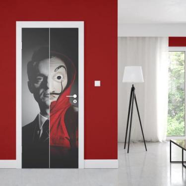 Imagem de Adesivo de Porta La Casa de Papel 01 - Império da Impressão, G - 90cm 