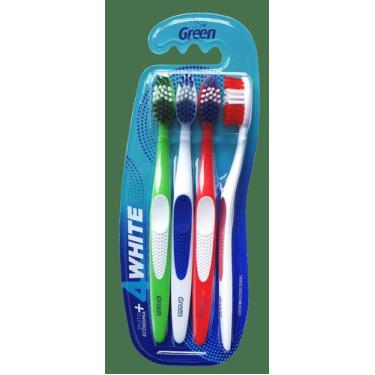 Imagem de Escova dental kit c/4 un 4white - Green