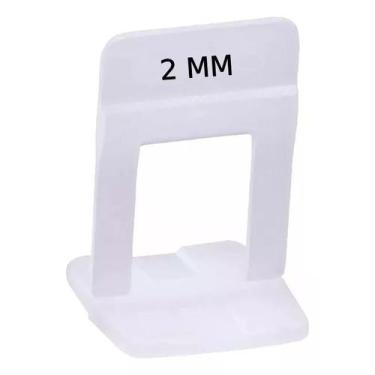 Imagem de Espaçador Nivelador Cortag Slim Pacote 100 Peças 1mm, 1,5mm e 2mm, 2 M