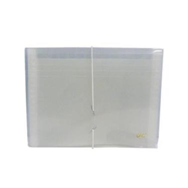 Imagem de Pasta Sanfonada Plástica Duplicata 31 Divisões Cristal DAC