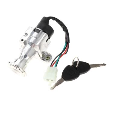 Imagem de Aymzbd Trava de scooter elétrica Acessórios para bicicletas elétricas Conjunto de trava de ignição liga/desliga de fácil instalação para motociclista de, 10 a 19 Mm