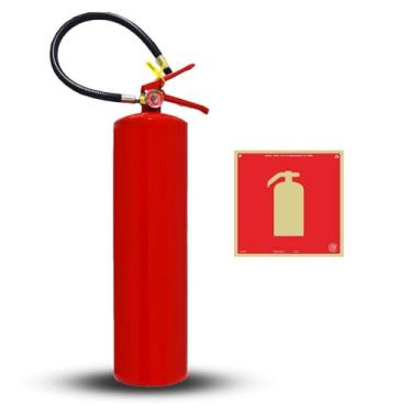 Imagem de Extintor 6kg Abc - Validade 1 ano com Suporte de parede + Placa de sinalização