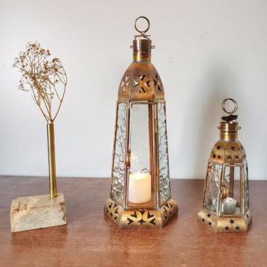 Imagem de Kit 2 Lamparina Lanterna Marroquina Porta Velas Decorativa - Artes Tir