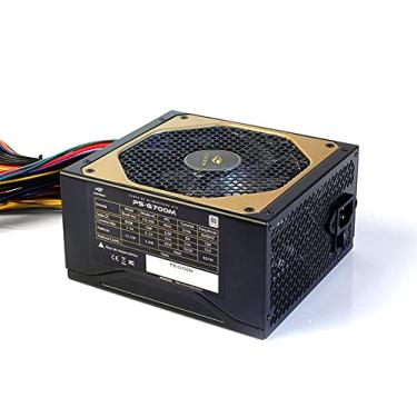 Imagem de Fonte C3Tech PS-G700m Certificacao 80 Plus White 700w Gamer, ATX, PFC ativo Bivolt automatico 115/230V, Cooler 120mm, Preta