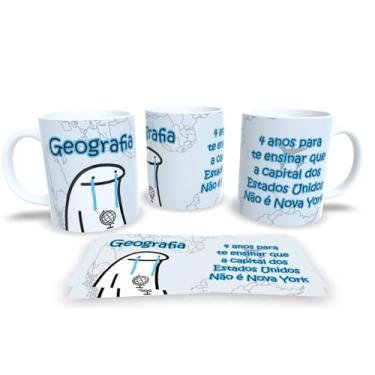 Imagem de Caneca de Porcelana Personalizada Profissões Com Frases Engraçadas, Divertidas e Deboche (Geografia)