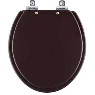 Imagem de Assento Sanitário Soft Close Ravena Marrom Café para vaso Deca