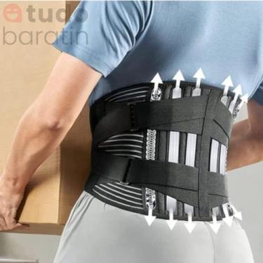Imagem de Cinta Lombar Carga Postural Corretor de Coluna Cinta de Carga Pesada C