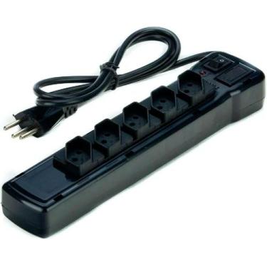 Imagem de Filtro De Linha 5 Tomadas Bivolt Com Fusível - Fiolux