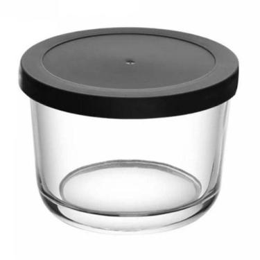 Imagem de Pote Lyor de Vidro com Tampa em PP Preta 200ml
