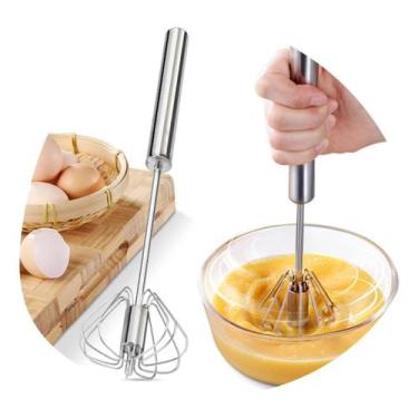 Imagem de Batedor De Ovos Claras Misturador Semi Automático Aço Inox - TopChef
