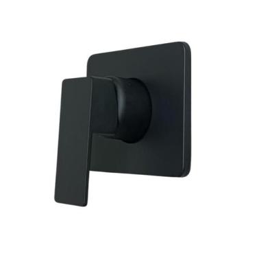 Imagem de Acabamento Registro Mono Comando Quadrado Base DOCOL Preto - Montelar 