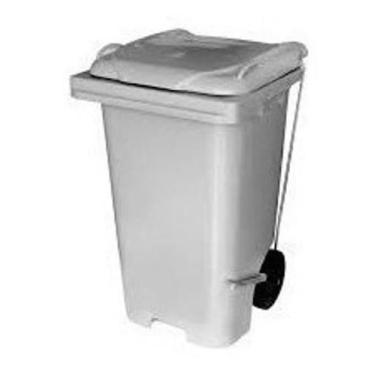Imagem de Lixeira Contêiner 120 Litros Com Pedal Lateral Tipo Gari - JSN