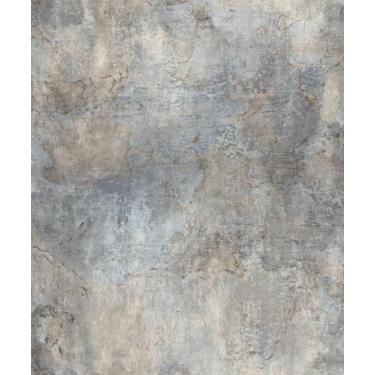 Imagem de Papel De Parede Icon Aspecto Cimentício Azul E Bege 191703 - Grandeco