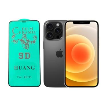 Imagem de 1 ou 3 Pelicula de Ceramica Inquebravel 3D para Todos Modelos de iPhone: 6, 7, 8, XR, XS, 11, 12, 13, 14, 15, 16, Pro Max (1, Transparente, iPhone Xr)