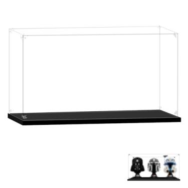 Imagem de LILIKAKA Vitrine De Acrílico Para Capacetes Lego, 48 X 18 24 Cm (18,89 7,08 9,44 Polegadas), Com Capacidade Três Adequados: 75408, 75415, 75429, 76285, 75304, 75277, 75327, 75328, 75349, Etc.