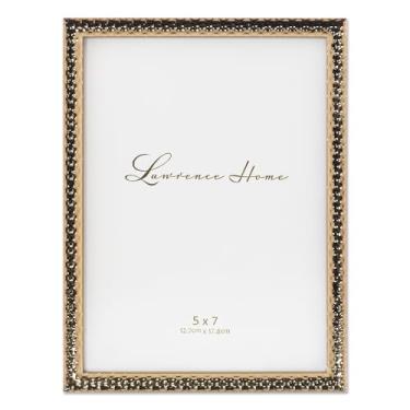 Imagem de Lawrence Frames Moldura de metal com efeito martelo, 12 x 18 cm, ouro