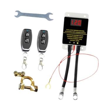 Imagem de Generic Interruptor de desligamento remoto da bateria 12V, atualização, substituição, interruptor de desligamento para carro, para automóvel, SUV, barco, 2 Controle Remoto