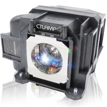 Imagem de CTLAMP Lâmpada de substituição para projetor de qualidade A+ V13H010L78 ELP78 com caixa compatível com elplp78 Epson CB-X22 EB-940 EB-945 EB-950W EB-955W EB-965 EB-97 PowerLite Home Cinema 2000 2030