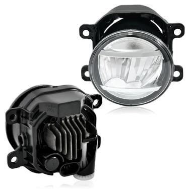 Imagem de POKIAUTO Farol de neblina de LED dianteiro para-choque farol de neblina para Ford Focus 2008-2014, Mustang 06-14, 05-11 Ranger (STX), 11-14 Explore, 13-21 Honda Civic, 07-15 Lincoln Navigator