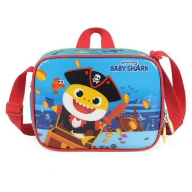 Imagem de Lancheira Baby Shark  22K LX Vermelha - Bagaggio, U