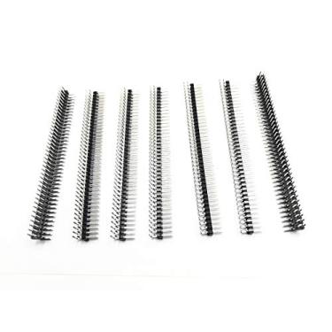 Imagem de LUOXINMAO 40 pinos 2,54 mm liso linha única tira de cabeça de pino, W2-40pin