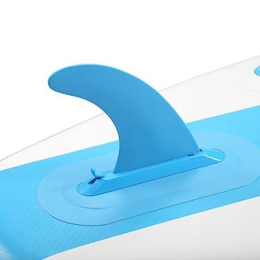 Imagem de Stand Up Paddleboard Surfing Fins Flip-Lock Fin Replacement Surfing Fins SUP Quick Release Detachable Center Fin Help The Board to Travel in a Straight Line Ideal for Beginners and Pros