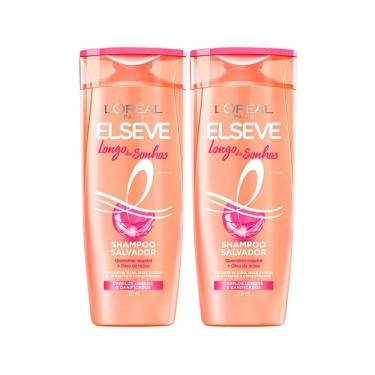 Imagem de Kit 2 Shampoo Elseve Longo dos Sonhos 200ml