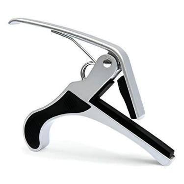 Imagem de Capotraste Para Violão Nylon Hook Cg Alumino Prateado - Ronsani