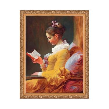 Imagem de Quadro A Jovem Leitora com moldura (M)