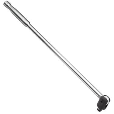 Imagem de Zepkouel Barra de disjuntor de 1/5.1 cm, barra de disjuntor de catraca de 1/2 polegada, extensão de barras de porca de 50,8 cm, cabeça Cr-Mo