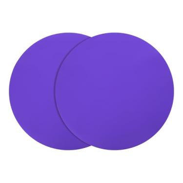 Imagem de 2 peças de silicone para microondas, tapete de forno resistente ao calor de 30,5 cm, almofada quente multiuso, lavável na lava-louças, tripé de silicone, suportes de panela, protetor contra respingos