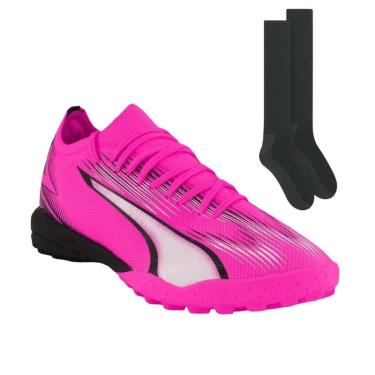 Imagem de Kit Chuteira Society Puma Ultra Match + Par de Me-Masculino