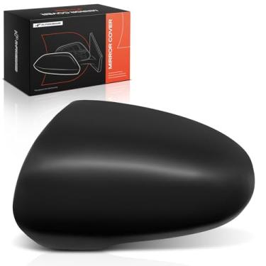 Imagem de A-Premium Tampa do espelho retrovisor do lado do motorista - compatível com Hyundai Tucson 2016 2017 2018 2019 2020 2021 - preto liso, com furo de seta