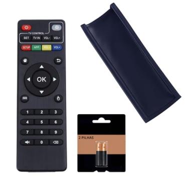 Imagem de Controle Remoto Universal Smart Tv Pro Pronto Para Uso Com Capa E Pilha