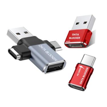 Imagem de BUISAMG Bloqueador de dados, bloqueador de dados USB contra download ilegal, à prova de hackers 100% garantido, bloqueador de dados USB C para iPhone 16 15 e qualquer carregamento de telefone USB