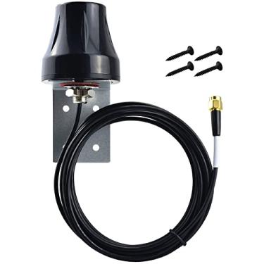 Imagem de Kaunosta Antena externa 4G LTE à prova d'água Omni SMA macho para Verizon AT&T T-Mobile Sprint 4G LTE Router Gateway Modem Celular Trail Camera Wildlife Hunting Game Cam