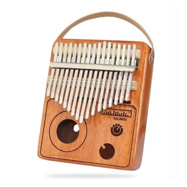 Imagem de Piano de polegar kalimba 21 notas dedo piano polegar instrumento iniciante kalimba profissional